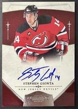 2010-11 Panini Dominion Stephen Gionta RC Auto 105/199 New Jersey Devils #199