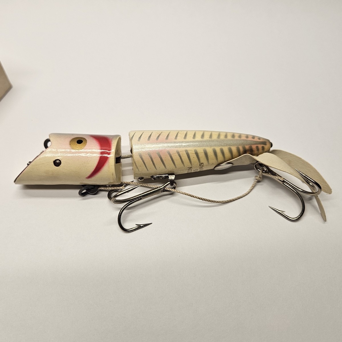 Rare! Vintage HEDDON KING ZIG-WAG 1950 US NAVY ISSUE Fishing Lure