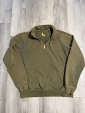 Carhartt Relaxed Fit Quarter Zip Sweatshirt O...