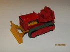 Vintage Matchbox Lesney England 16-4RW Case Tractor Bulldozer 1969 Red & Yellow
