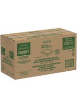 Dart CH8DEF ClearPac SafeSeal 8 oz Hinged Food Containers w/ Lids 200 Count