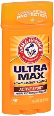 ARM & HAMMER UltraMax Antiperspirant Deodorant Active Sport 2.6 OZ