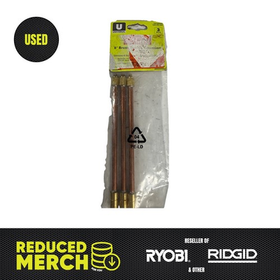 #ad RYOBI 3 PIECE 6 IN BRASS NOZZLE EXTENSION PMC003BN NEW $15.74