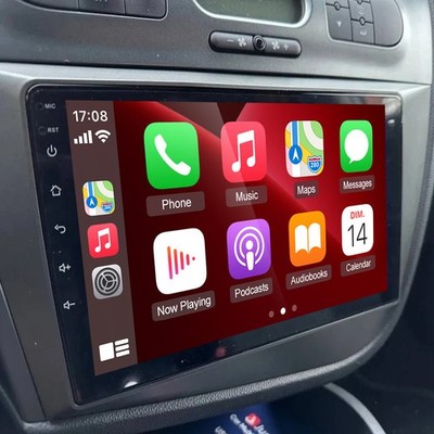 Für Seat Leon 1P 1M1 1P1 FR Cupra R Copa Autoradio Android 15 Carplay Navi 2+64G