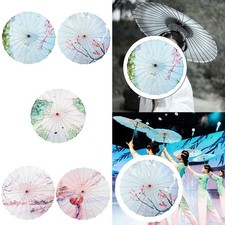 Chinesischer geölter Papierschirm, regenfest, orientalischer Sonnenschirm für