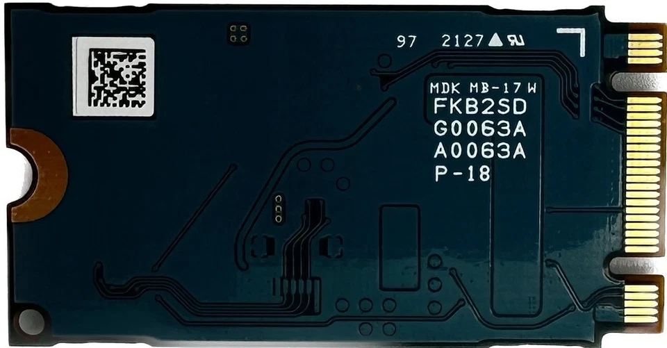 KIOXIA BG4 128GB M.2 NVMe SSD PCIe 3.0 x2 2242 PC Laptop Notebook Festplatte - Bild 3 von 3