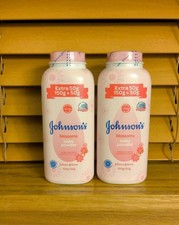 2x Johnson's Blossoms Baby Powder Talc 200g Original Version 10/2026
