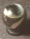 Vintage  Akro Agate Corkscrew Marble Green and White Shooter — photo 2