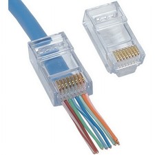 Platinum Tools Llc 105004 Ez-rj45 Cat6 Connector. Pkg 500pc/bag.