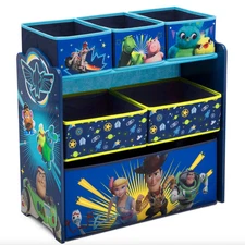 Disney/Pixar Toy Story 4 6 Bin Design and Store Toy Organizer by Delta Children