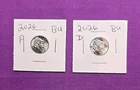 2026 P & D Emerging Liberty Dimes "BU"  In Coin Flips! **FREE SHIPPING**#wj459