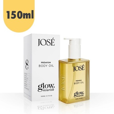Jose Premium Body Oil, Glow & Nourish scent, 150ml. smooth skin, Skin care.