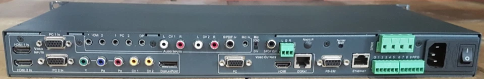 Kramer Vp 770 Presentation Switcher/Scaler with Speaker Output - Imagen 4 de 4