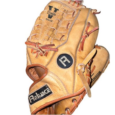 Reliance Double Hinged Right Prof Model Baseball Glove Used S30L Steerhide Flex