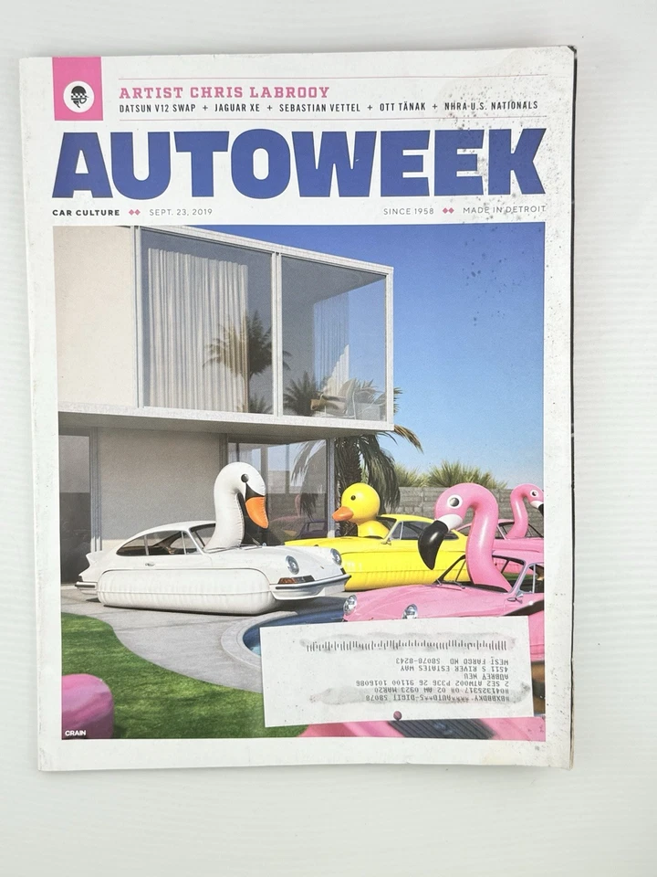 Autoweek Magazine Lot of 12 Issues 2015 Car Racing Automotive News Back Issues Foto 2 de 4