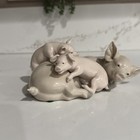 Lladro Figurine 5228 Playful Piglets Figurine