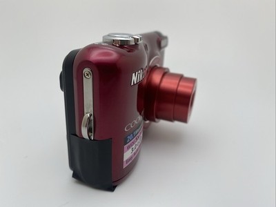 Nikon COOLPIX L28 20.1MP Digital Camera Red 5x Zoom -Broken