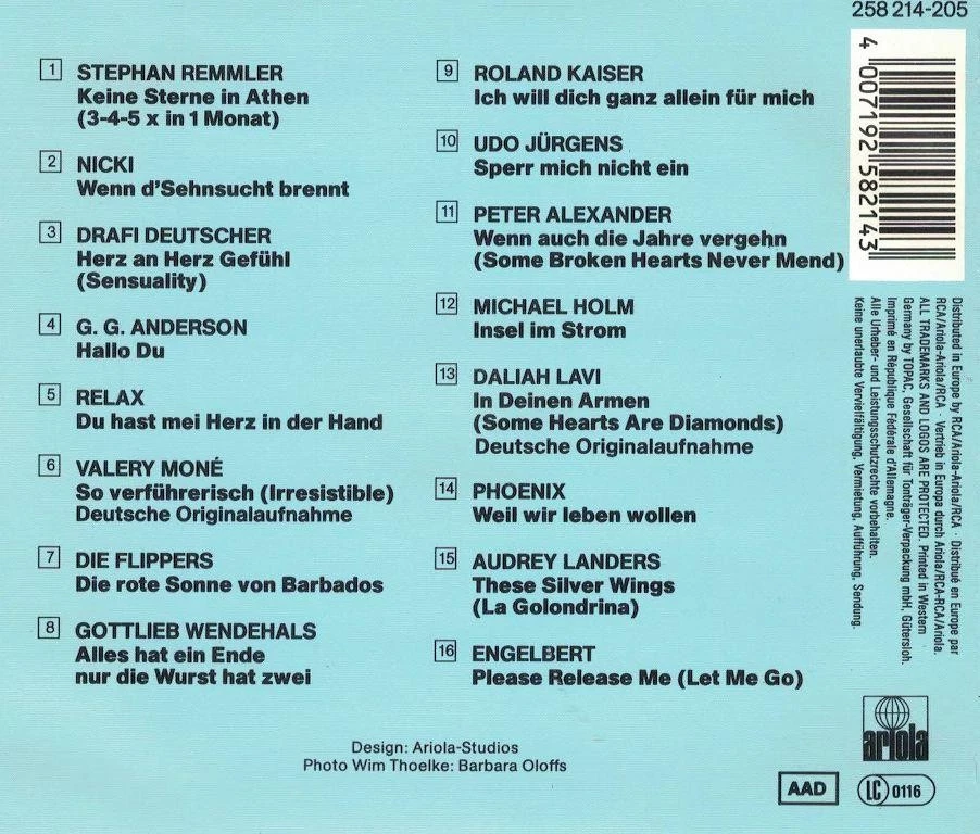 CD Various Artists - Der große Preis - Neu '87 - Bild 2 von 3