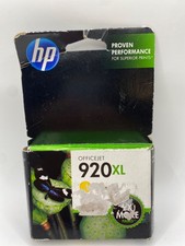 HP 920XL Yellow Ink Cartridge OfficeJet OEM - Distressed Box Exp 11/13