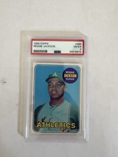 1969 Topps - Reggie Jackson #260 (RC) Mr October HOF Great Centering PSA 4 VG-EX