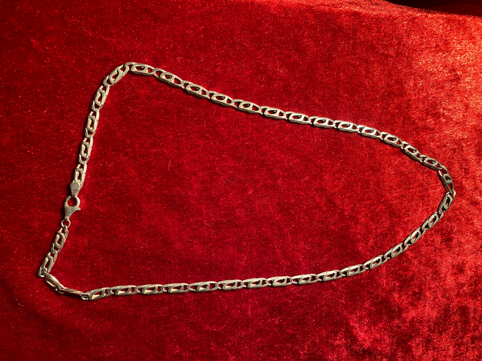 ::925 SILVER SOLID CHAIN HALLMARKED 26.3 GRAMS DE… - image 1