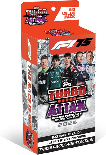 Turbo Attax Formula 1® 2025 Trading and Collectible Card Game (Big Value Pack)