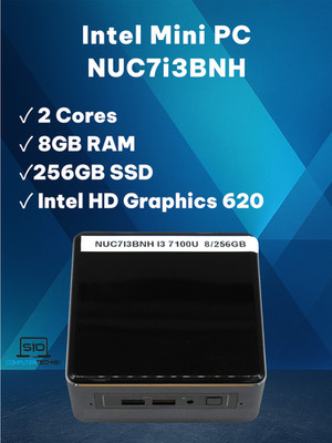 Mini PC Intel NUC7i3BNH i3-7100U 8GB RAM 256GB SSD Intel HD 620 WiFi5 Win11