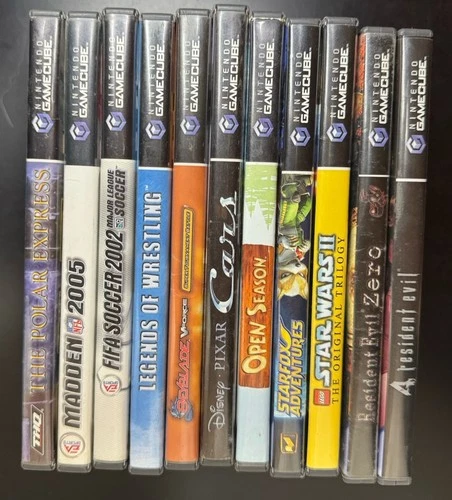 Nintendo GameCube Game Lot *11 Games* Resident Evil Starfox BeyBlade+More-TESTED