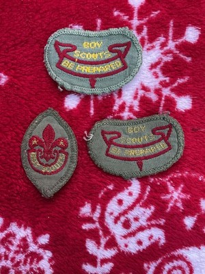 3 BSA Pfadfinder von Ameica Original Mitte 30er Jahre Aufnäher