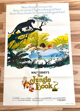 1978 Walt Disney The Jungle Book Movie Poster One Sheet Cartoon Original