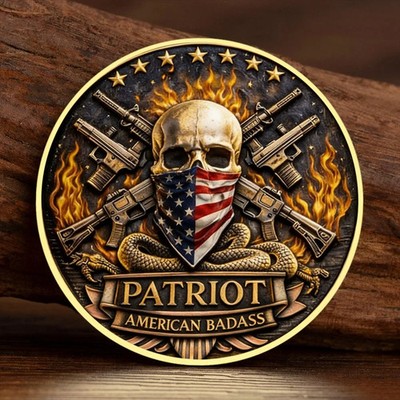 American Patriot Defender Coin 2nd Amendment Gun Rights