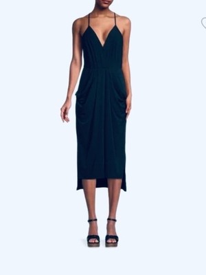 BCBGeneration Della Midi Dress Size M Navy