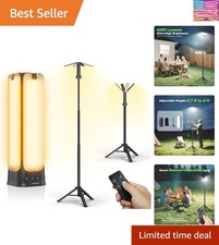 Camping Lights with Remote & Stand 6 Ft,14000 mAh Rechargeable Camping Lanter...