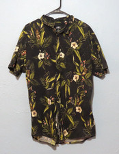 O'Neill Floral Print Casual Button Down Shirt Men's Size XL Modern Fit Hawaiian