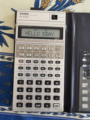 Casio FX-602P + Manuals