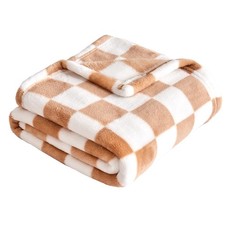 Checkered Baby Blanket Fleece Baby Blankets Neutral for Boys Girls, Super Sof...