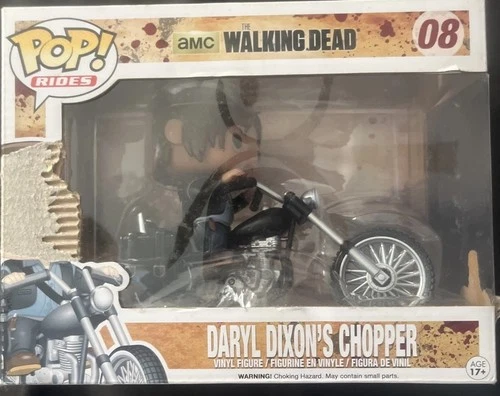 POP! FUNKO RIDES Daryl Dixon's Chopper The Walking Dead #08 NEW Damaged Box