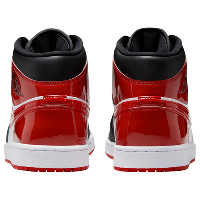 Size 11.5 - Air Jordan 1 Mid Patent Bred Toe for sale online | eBay