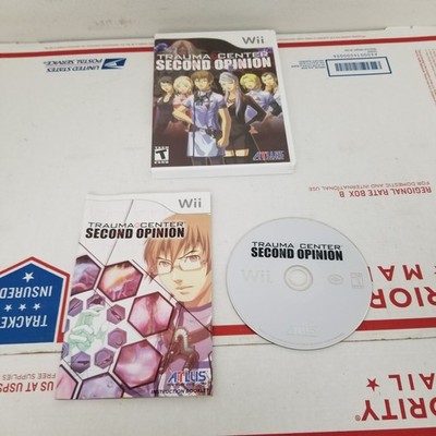 Trauma Center: Second Opinion Nintendo Wii Complete in Box w/ Manual CIB Tested