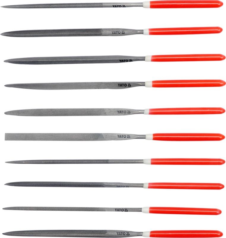 Yato Nadelfeilensatz, 10-Teilig, 3 X 140 X 65 Mm, Yt-6163, - Bild 3