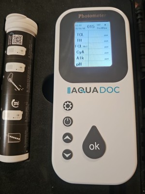 Eagle Ray Digital Pool Water Test Kit by AquaDoc with Digital Water Tester 