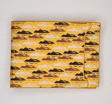 �Corteiz Leather Yellow Card Holder