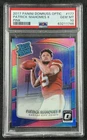 PATRICK MAHOMES II PSA 10 2017 PANINI DONRUSS OPTIC #177 PINK PRIZM RC ROOKIE 46