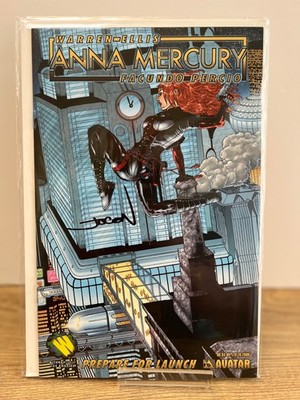 Anna Mercury #1 Signed By Jacen Burrows LTD 2000 New/ Sealed COA
