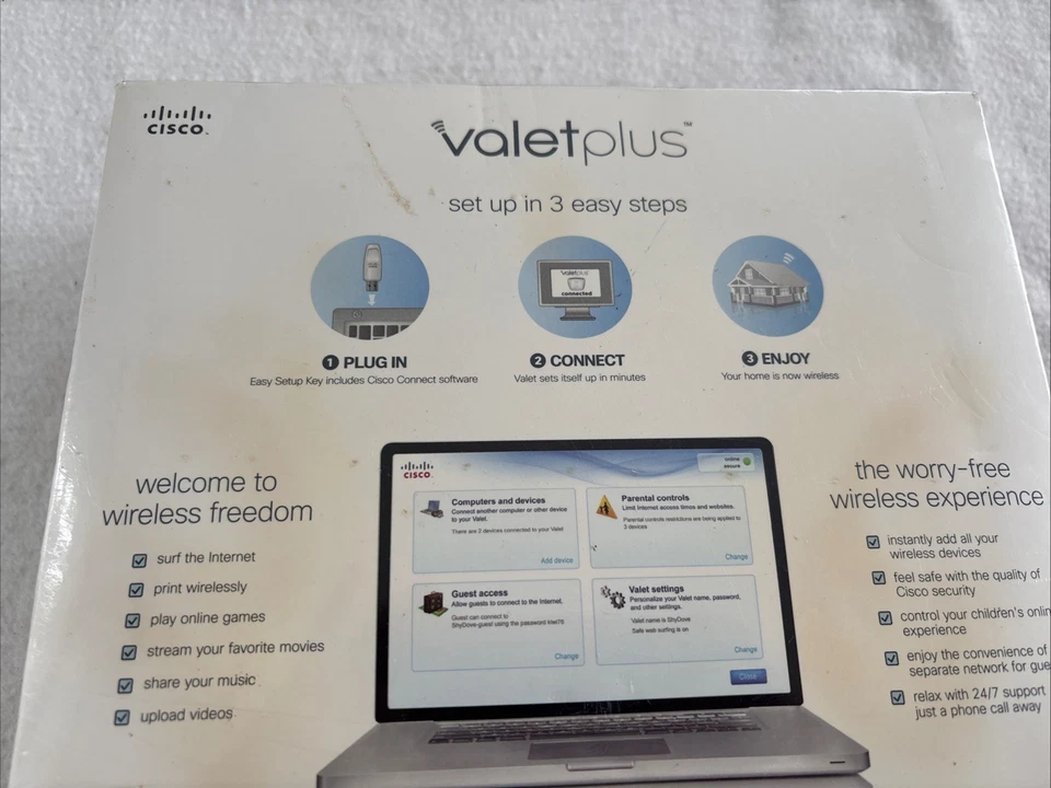 CISCO Valet Plus M20 Wireless HotSpot Router Brand New Sealed Factory Box - Image 4 of 4