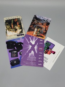 X-Files VHS Promo Cards & Merchandise Info/Order Form