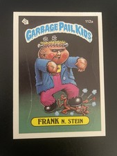 1986 Topps OS Series 3 Frank N. Stein GPK Garbage Pail Kids Gum or Wax Stain