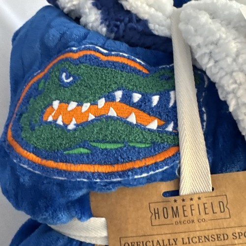 NUEVO NCAA Florida Gators Homefield Decoración Repujado Sherpa Lanzamiento 60"x70" Pulgadas - Imagen 2 de 5