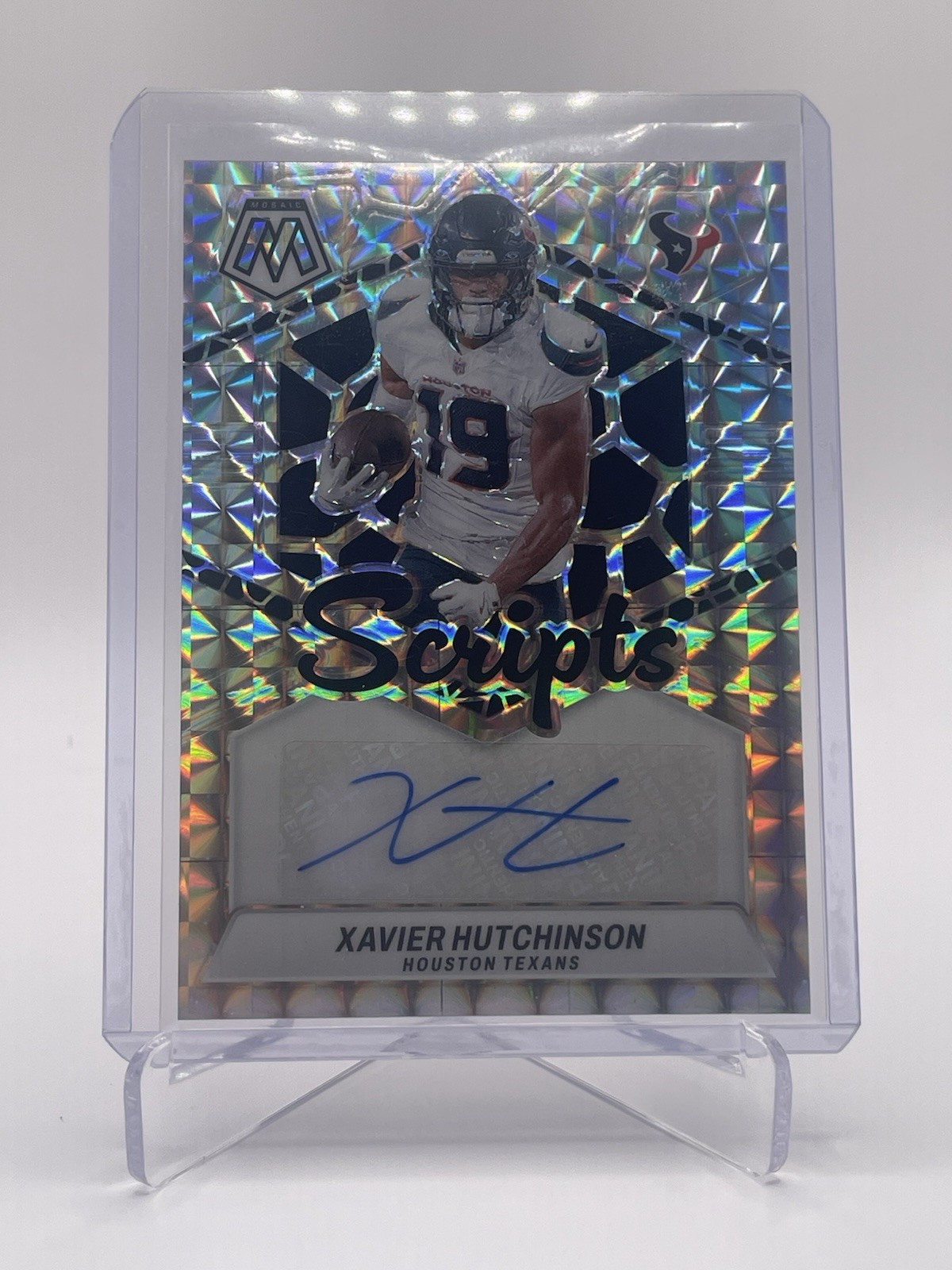 2024 Panini Mosaic - Scripts Xavier Hutchinson #SC-XHU (AU)