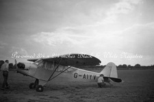 Piper J3C-65 Cub G-AIYV, c1950s. To USA 5.58, B&W Negative, Aviation Aircraft